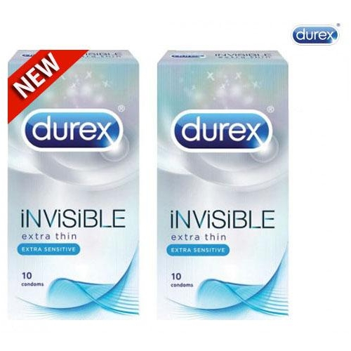 Bao cao su Durex Invisible- mỏng như không thấy